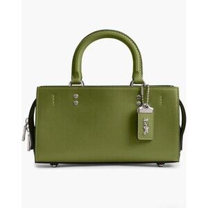 COACH ROGUE 26 DARK LIME SATCHEL TOP HANDLE CROSSBODY BAG CU047-NWT